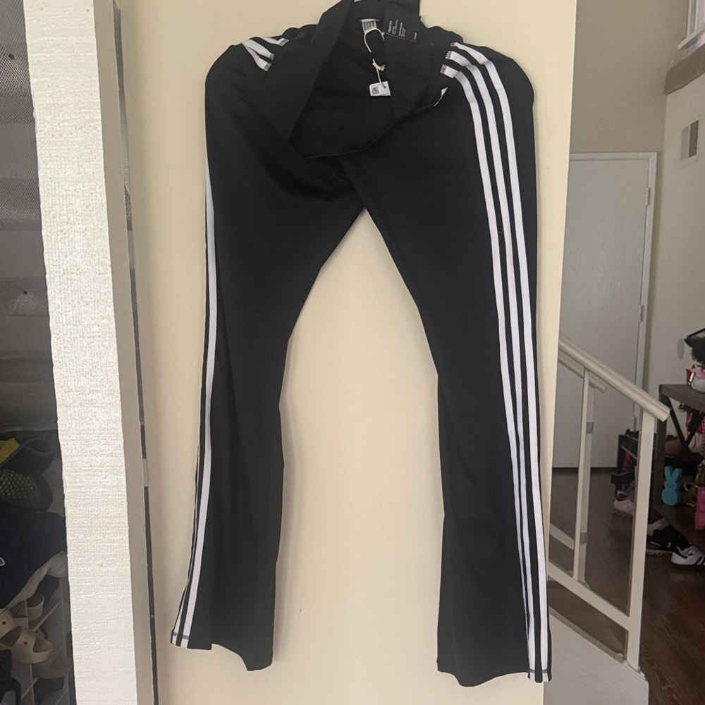 adidas Black Flared Training Tights